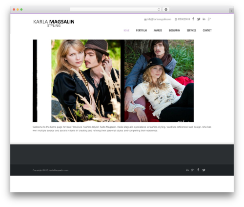 WordPress theme Kakia - karlamagsalin.com