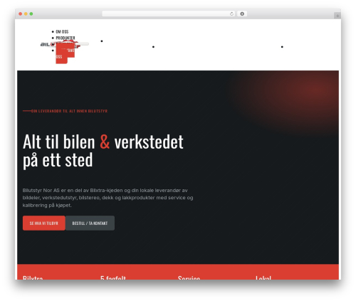 Bricks WordPress theme - bilutstyrnor.no