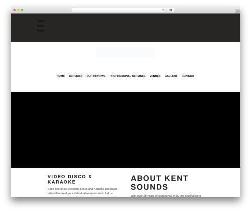 Divi WordPress wedding theme - kentsounds.co.uk