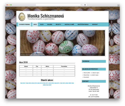 Easter 2012 theme WordPress - kraslice.eu