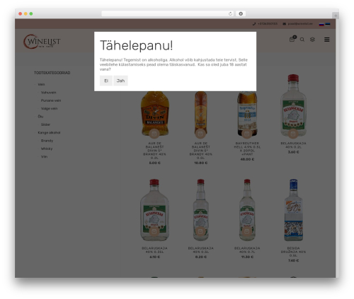 Woocommerce eabi postoffice WordPress plugin - winelist.ee