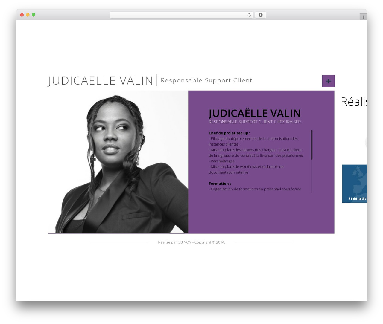 Profession top WordPress theme - judicaelle.com