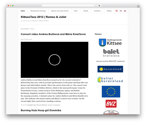Prototype theme WordPress - kittseetanz.com