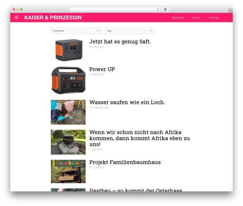 RichWP Minimum premium WordPress theme - kaiserundprinzessin.de