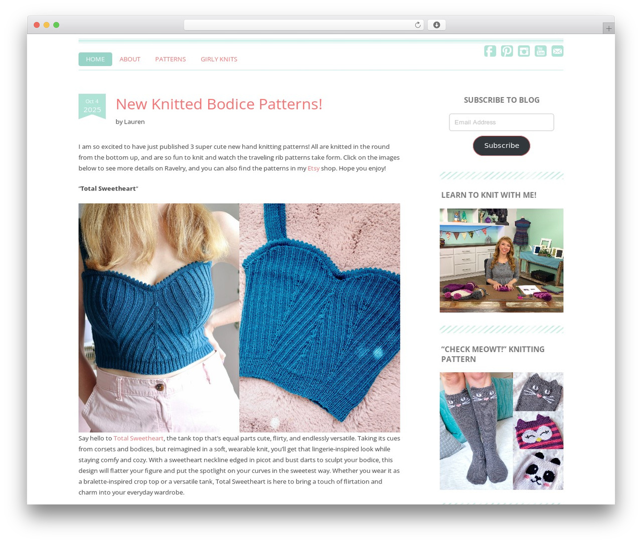 Theme WordPress Chamomile - knittingisawesome.com Theme WordPress Chamomile - knittingisawesome.com