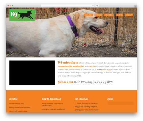 Theme WordPress Create - k9adventures.org