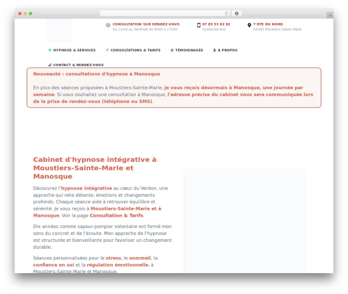 Theme WordPress HouseMed - hugohypnose.fr