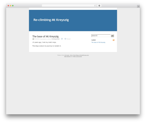 Theme WordPress K2-lite - kreyszig.com