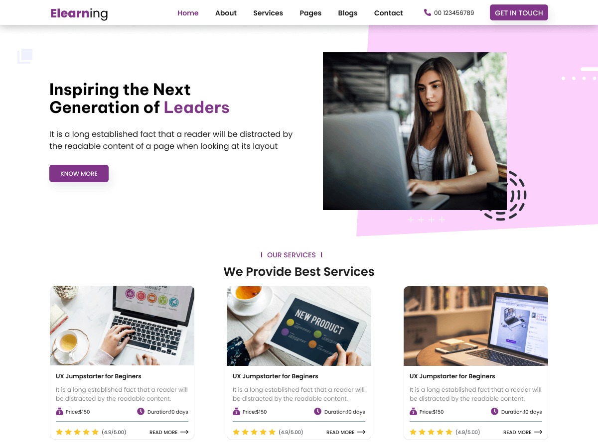 Titan Elearning WordPress theme