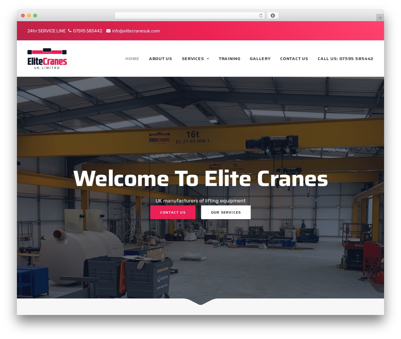 Uncode WP theme - elitecranesuk.com
