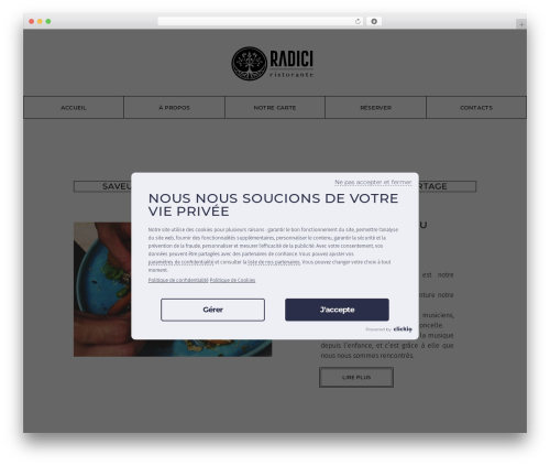 Qode restaurant WordPress plugin - radici-ristorante.ch