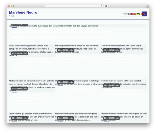 WordPress theme Esteem - marylene-negro.net