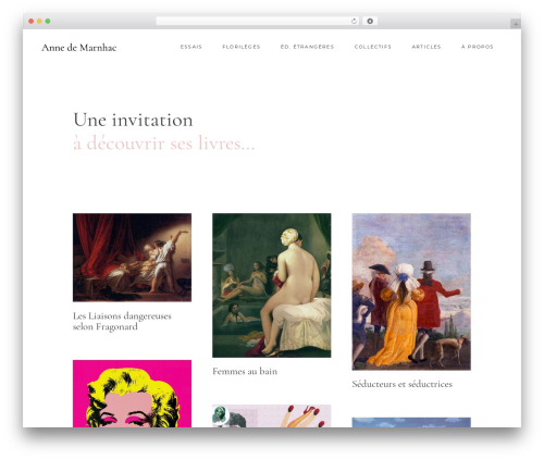 Elated core WordPress plugin - annedemarnhac.com
