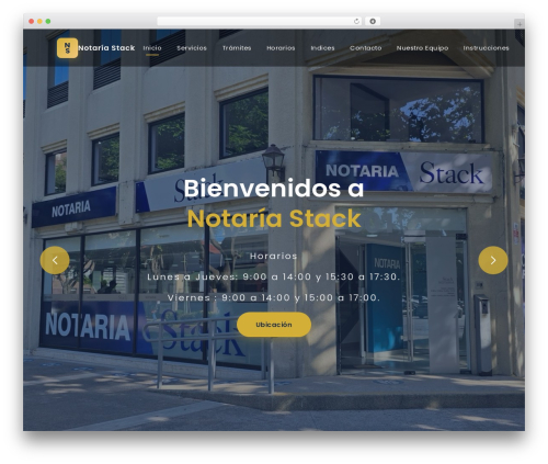 WP theme Notaría Stack - notariastack.cl