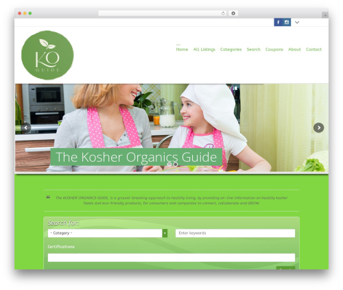 Codecanyon 6463373 web 20 directory plugin for wordpress WordPress plugin - kosherorganicsguide.com