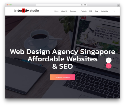 Azent WordPress theme - inter8tiv.com