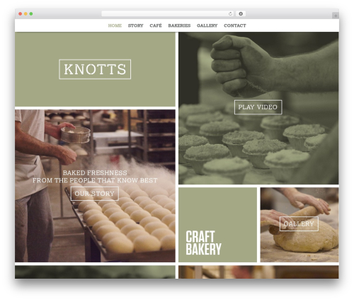 Best WordPress theme Theme Name - knottsbakery.co.uk