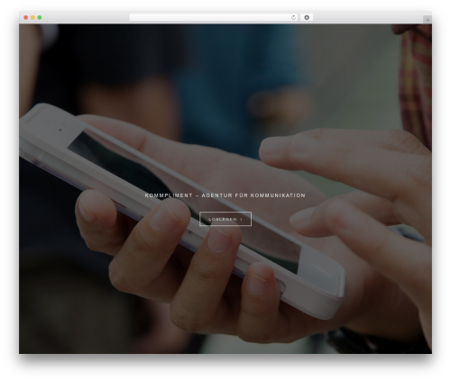Best WordPress theme Norris - kommpliment.de