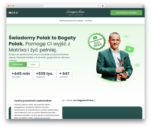 Breakdance Zero Theme WP theme - grzegorzkusz.pl