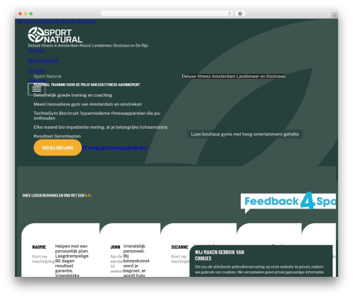 Nextbricks WordPress plugin - sport-natural.nl