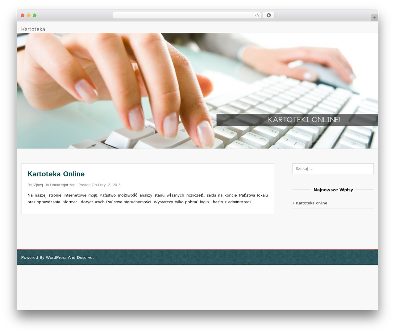 Deserve WordPress theme download - kartoteka.pl Deserve WordPress theme download - kartoteka.pl
