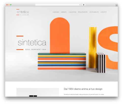 Divi WordPress theme - sintetica-srl.it