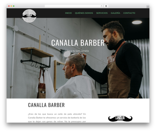 Divi WordPress website theme - canallabarber.es