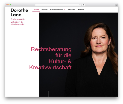 Dorothe Lanc WordPress theme - dorothe-lanc.de