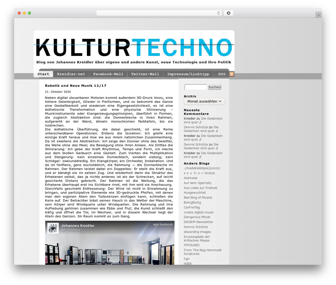F2 WordPress theme - kulturtechno.de F2 WordPress theme - kulturtechno.de