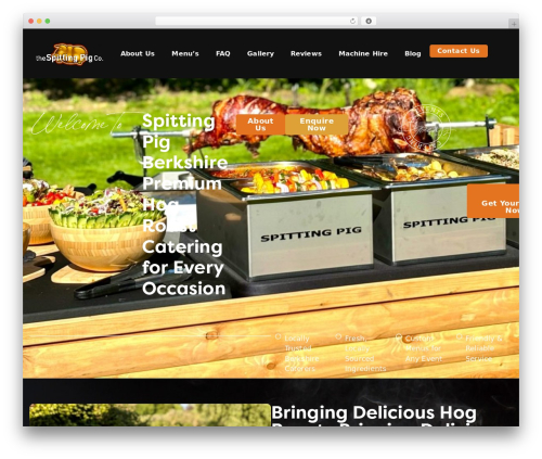F20 theme WordPress - spittingpigberkshire.co.uk