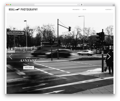 Fluxus WordPress theme - kral-photography.com