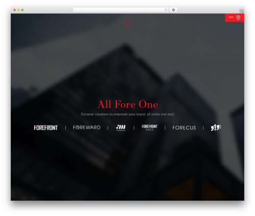Forefront2019 WordPress video theme - forefront.international