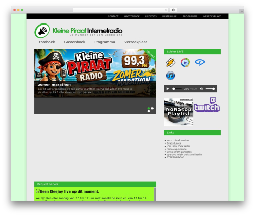 Gonzo WordPress theme - kleinepiraat.nl