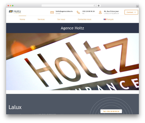 Insuranced theme WordPress - agenceholtz.lu Insuranced theme WordPress - agenceholtz.lu