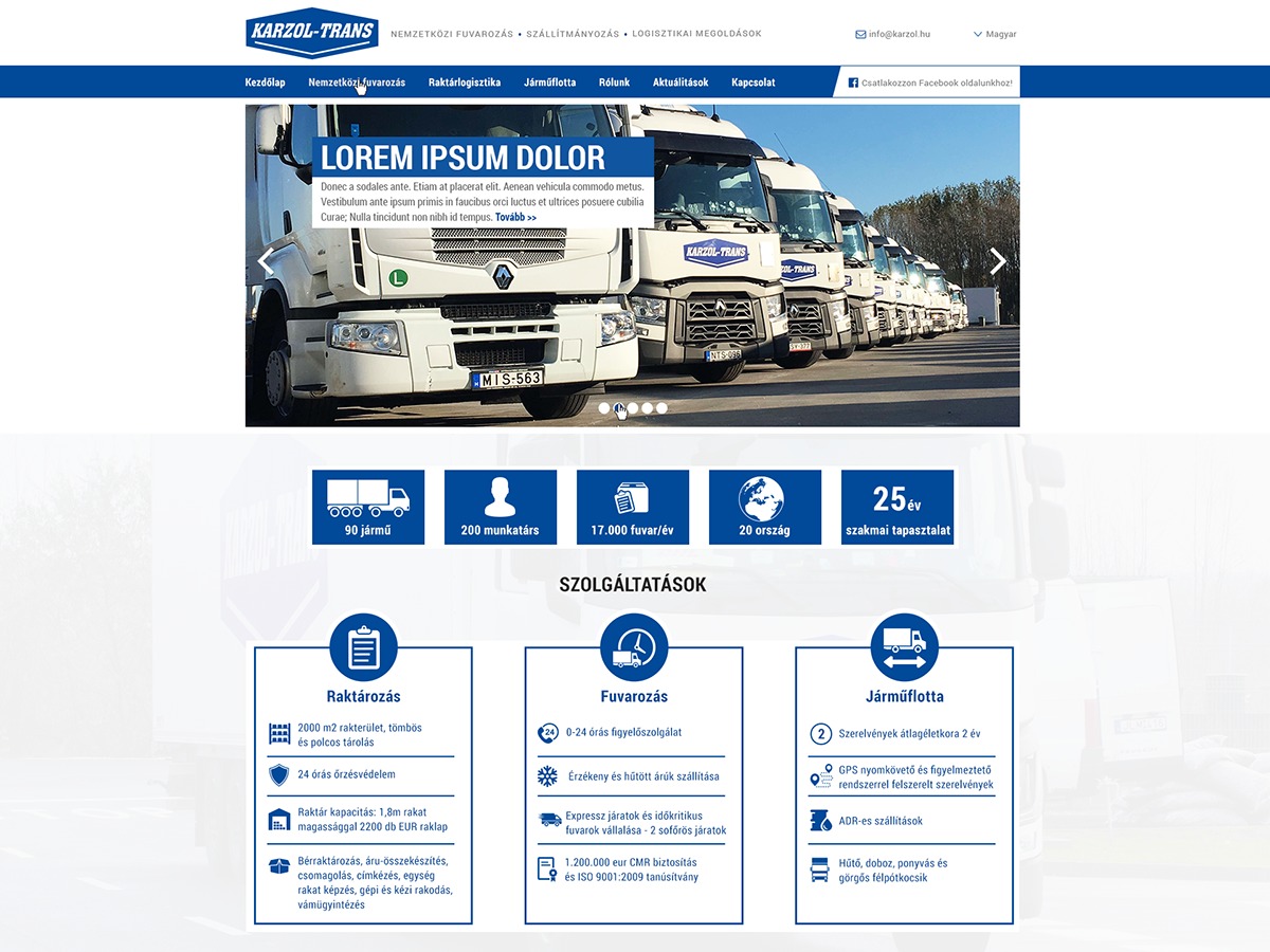 Karzol premium WordPress theme by Sumegi Janos