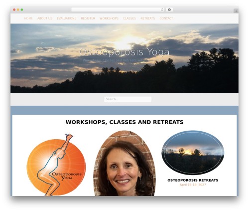 Klopp free WordPress theme - osteoporosisyoga.com