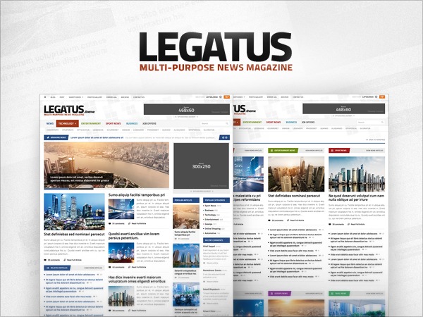 Legatus Premium Theme theme WordPress by Orange Themes