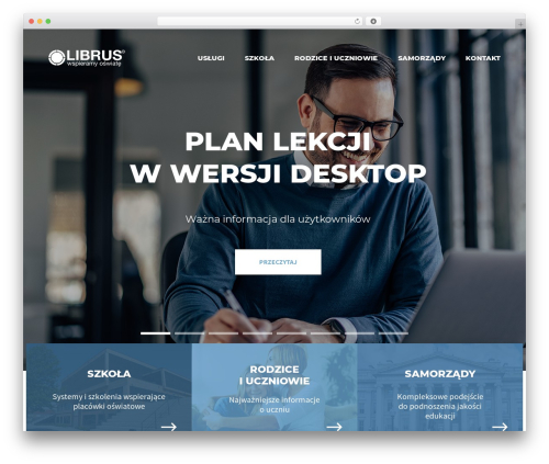 LIBRUS Custom WordPress Theme WordPress theme - librus.pl