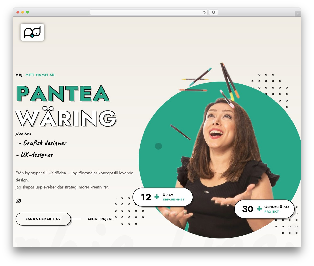 Luique WordPress theme - panteawaring.com