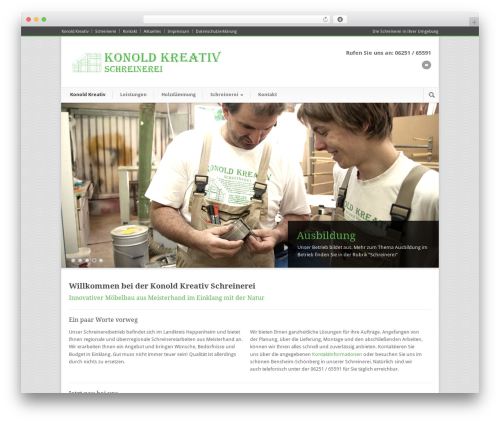 Modernize WP theme - konold-kreativ-schreinerei.de