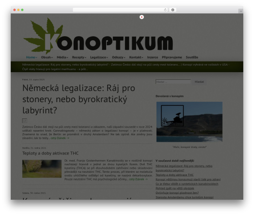 Quark theme WordPress free - konoptikum.cz