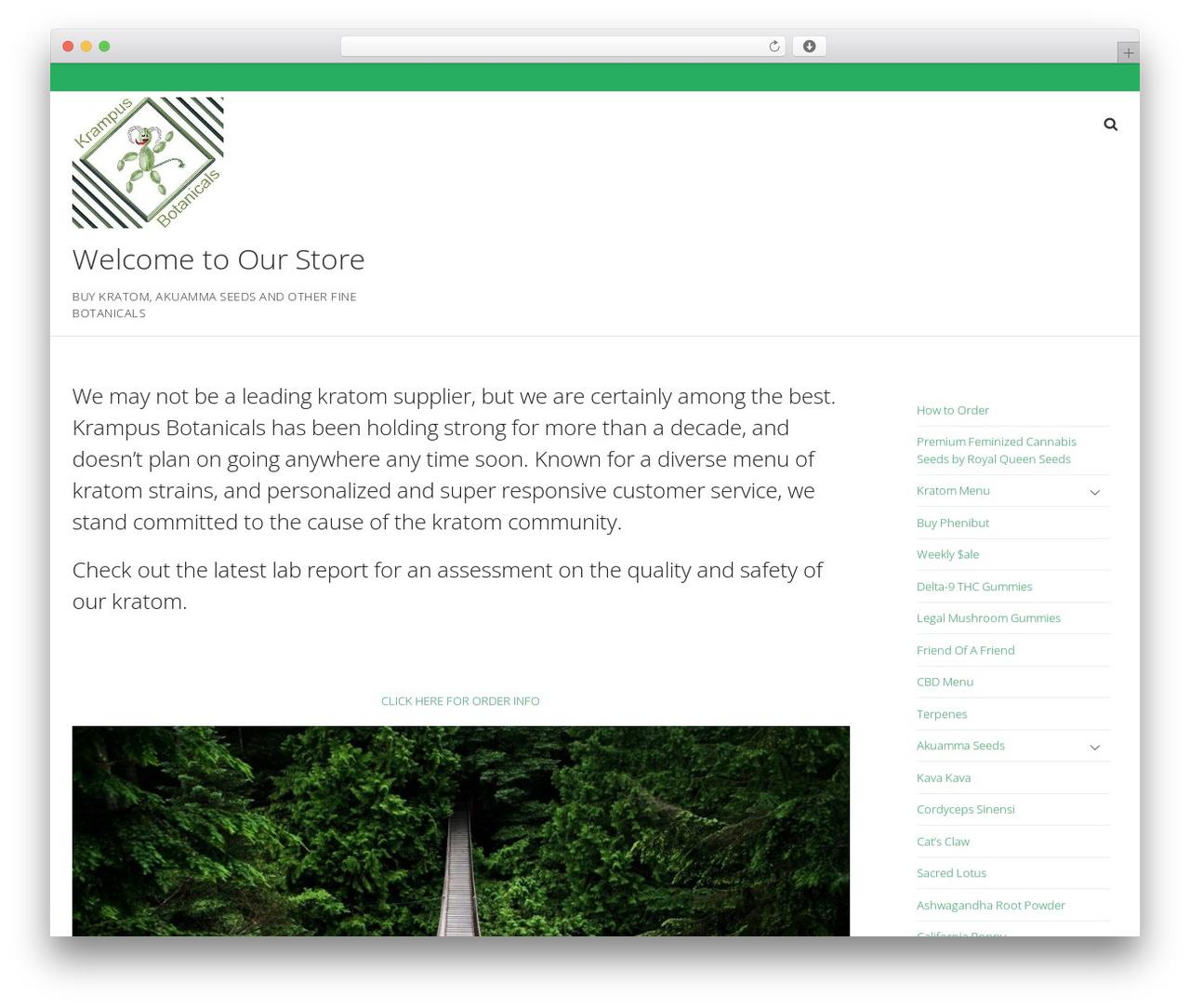 Quest WordPress theme - krampusbotanicals.com