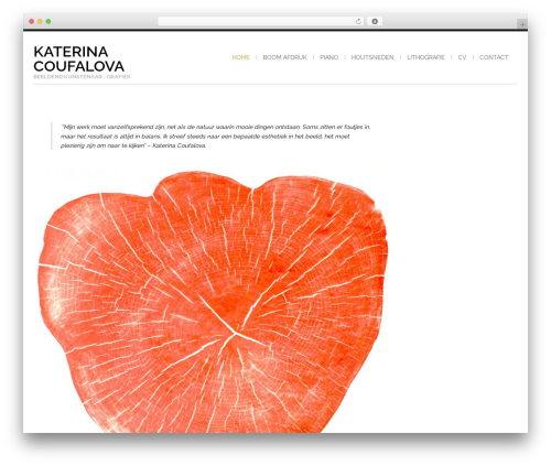 Shaped Pixels theme WordPress free - katerinacoufalova.nl