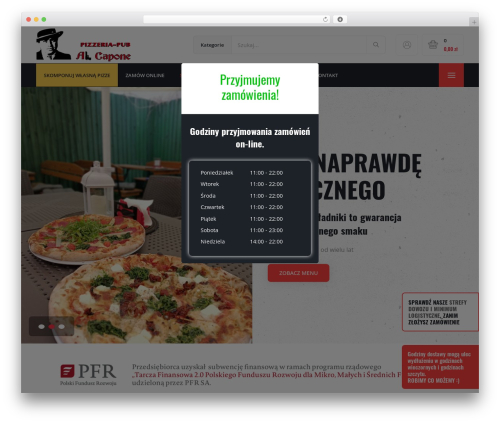 Slices WordPress pizza theme - alcaponepizzeria.pl