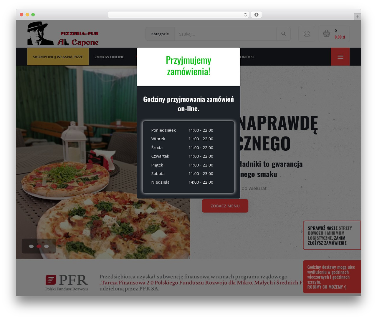 Slices WordPress pizza theme - alcaponepizzeria.pl Slices WordPress pizza theme - alcaponepizzeria.pl