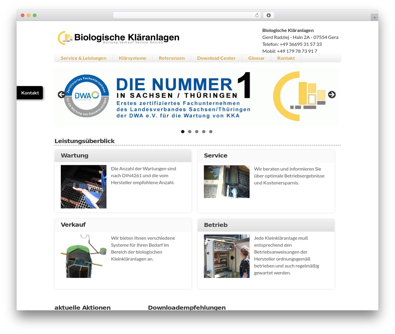 Smpl Skeleton WordPress page theme - klaeranlage.eu