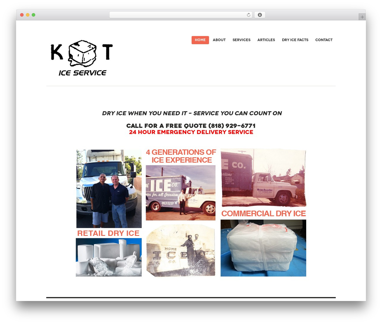 Sparks WordPress theme - kticeservice.com