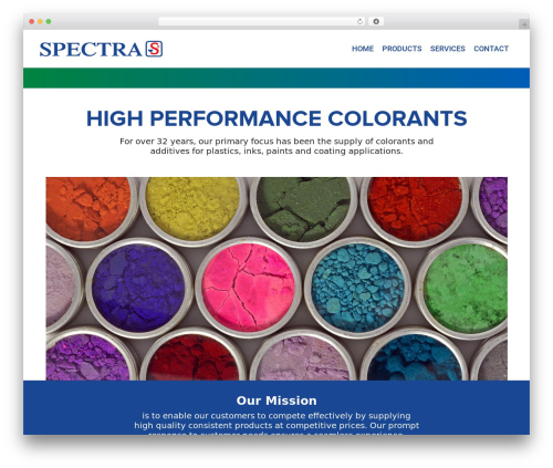 Spectra Theme WordPress website theme - spectradyes.com