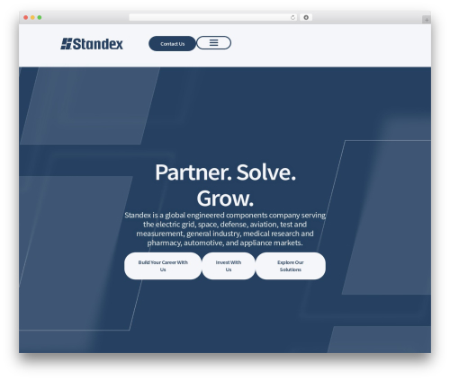Standex top WordPress theme - standex.com