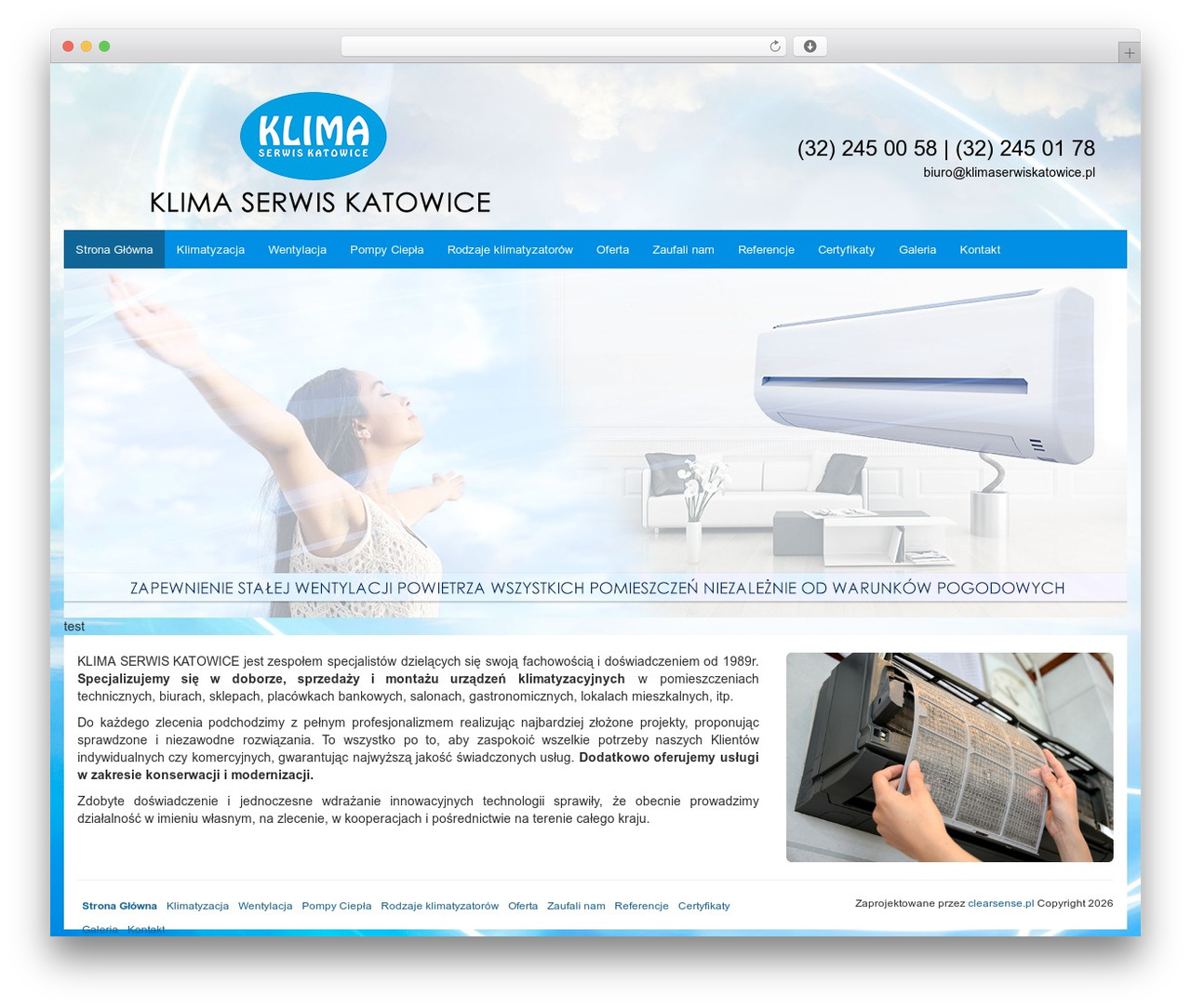 Starter 1 WordPress theme design - klimaserwiskatowice.pl Starter 1 WordPress theme design - klimaserwiskatowice.pl